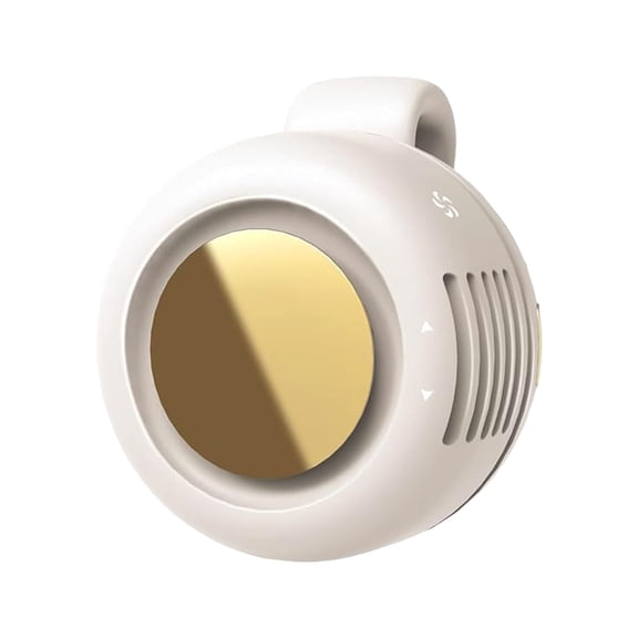 Compact Suspended Whirlwind Clip On Fan Portable Silent Mini Bladeless 3 Speed Office Outdoor Use