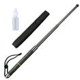 thumbnail image 1 of Compact Telescopic Trekking Poles - 39 Inch, Mechanical Locking, Ergonomic Silicone Grip - for Hiking, Skiing & Outdoor Adventures - Black, 1 of 7