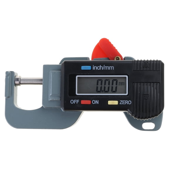 Compact Thickness Gauge Thickness Measurement 0-12.7mm Thickness Gauge Caliper Meter Measure Tool Metric/Inches Convert