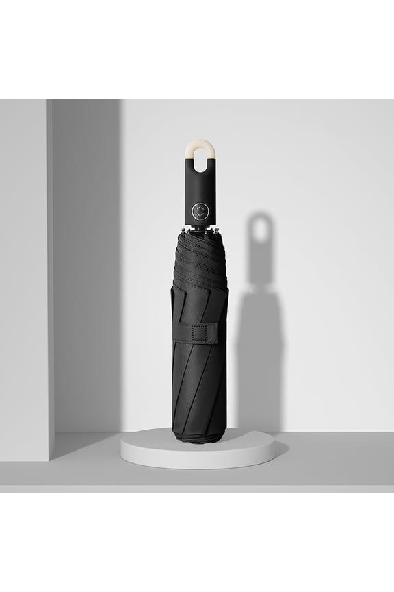 Three Fold Automatic Compact Umbrella with Quick Open Close Buckle for Easy Portability and Convenience