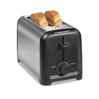 Compact Toaster Black