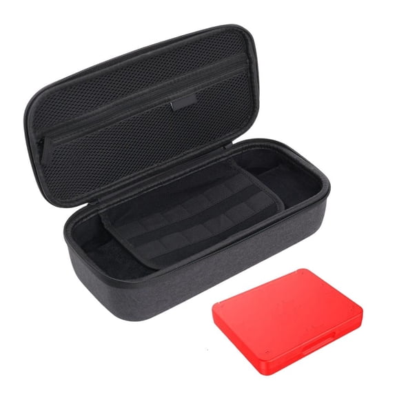 Compact Travel Case for NS2 Gaming Device Storage Box Can Hold 8 Game Cards