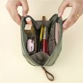 thumbnail image 1 of Compact Travel Cosmetic Organizer Portable Mini Makeup Bag For Women And Girls, 1 of 2