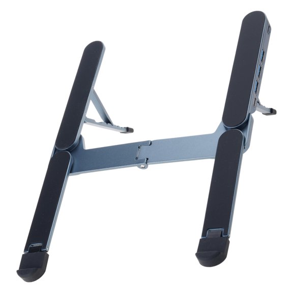 Compact Travel Laptop Stand With Multi Port USB C Hub Supports 5Gbps Data Transfer For Different Systems