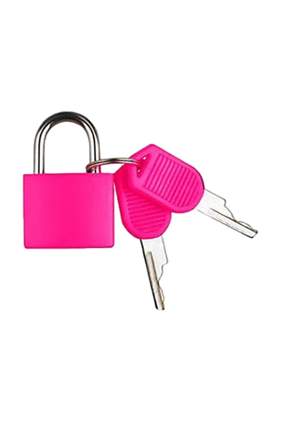 Compact Travel Security Lock for Suitcases Gym Bags and Outdoor Luggage with Key 2PCS