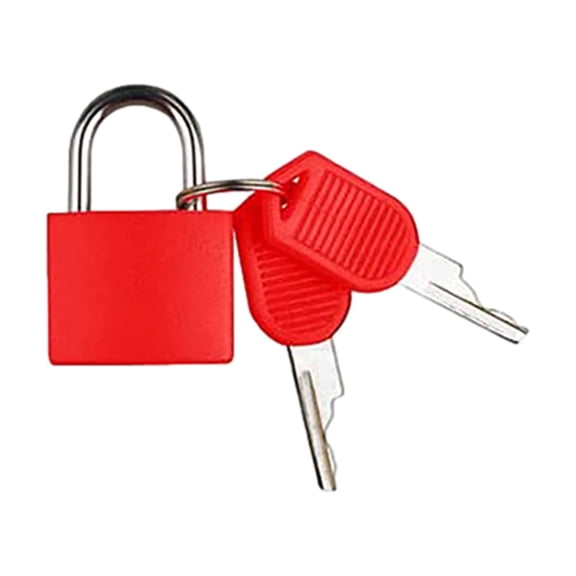 Compact Travel Security Lock for Suitcases Gym Bags and Outdoor Luggage with Key 2PCS