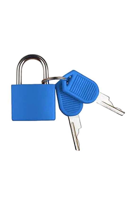 Compact Travel Security Lock for Suitcases Gym Bags and Outdoor Luggage with Key 2PCS