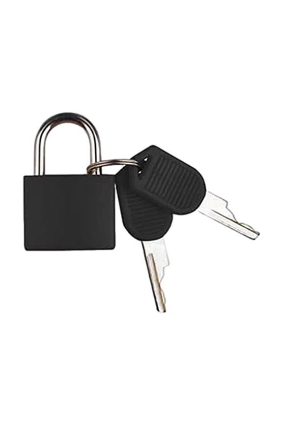 Compact Travel Security Lock for Suitcases Gym Bags and Outdoor Luggage with Key 2PCS