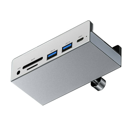 Compact USB 3.0 Hub with Snap-On Design Stable Connections for Keyboards, Mice, and Storage