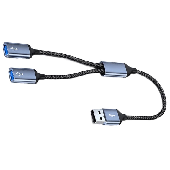 Compact USB C Hub Expander with Extended Ports, Rapid Charging & File Transfer Aluminum Alloy for Multi-Device Use
