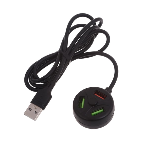 Compact USB Charging Hub USB2.0 Three Port Expander USB Charging Hub Dock Suitable for USB Car Chargers Power Banks