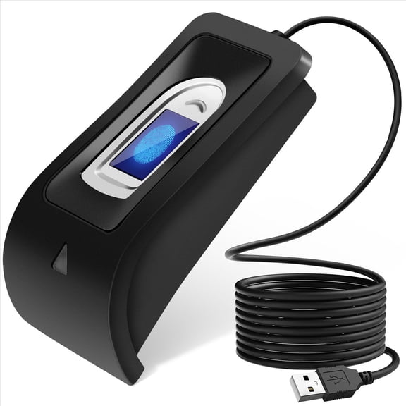 Compact USB Fingerprint Reader Scanner Reliable Biometric Access Control Attendance System,1*Fingerprint register,black