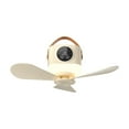 thumbnail image 1 of Compact USB Rechargeable Ceiling Fan – LED Light & Remote Control Included – Portable Hanging Fan for Tent, Gazebo & Room, 1 of 3