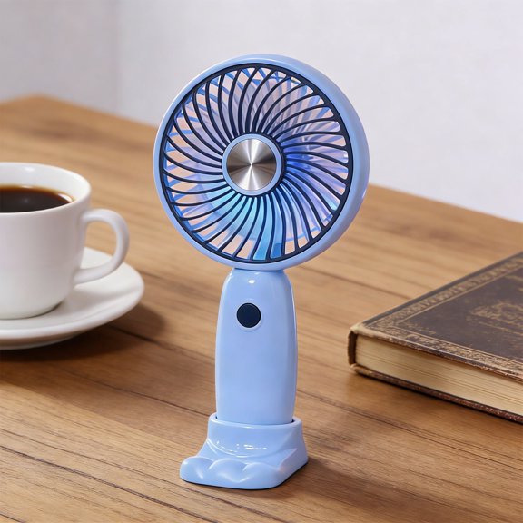 Compact USB Rechargeable Handheld Fan, Portable Three Speed Cooling Gadget For Youth Outdoor Activities And Summer Travel, 8.3 Inch