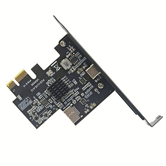 Compact USB Type C PCIE X1 Data Transfer Card with ASM3142 Chipset for PC