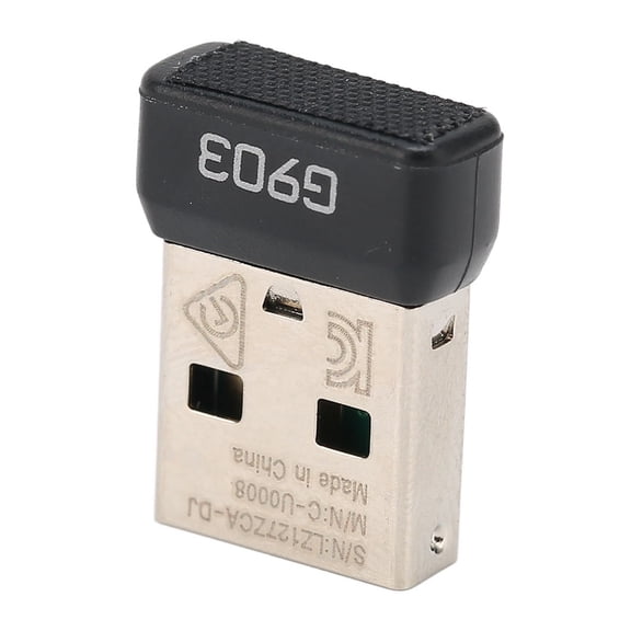 Compact USB Wireless Receiver, 2.4G Adapter For High,Performance Optical Mice