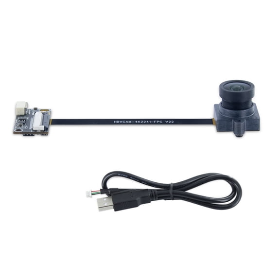 Mini 8MP USB2.0 Camera Module Versatile Use,3840x2160 MJPEG with 50cm 5P1.0MM USB Cable Wide Field of View 95°/ 125°