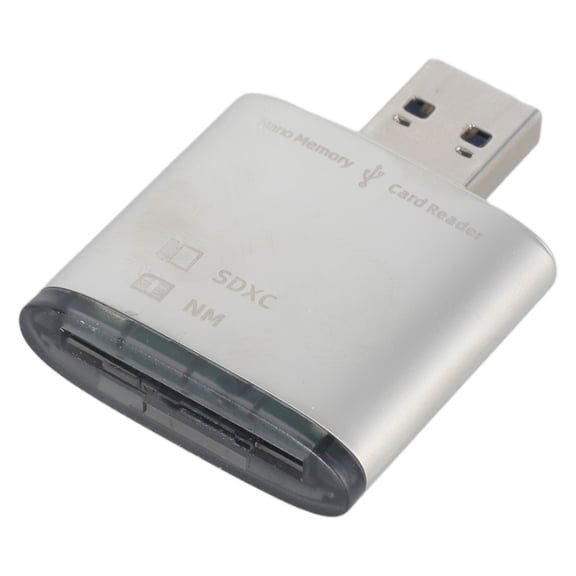 Compact USB2.0/USB3.0 to NM Card Reader Supports Various Memory Cards, Quick File Access Supports up to 2TB Memory Cards