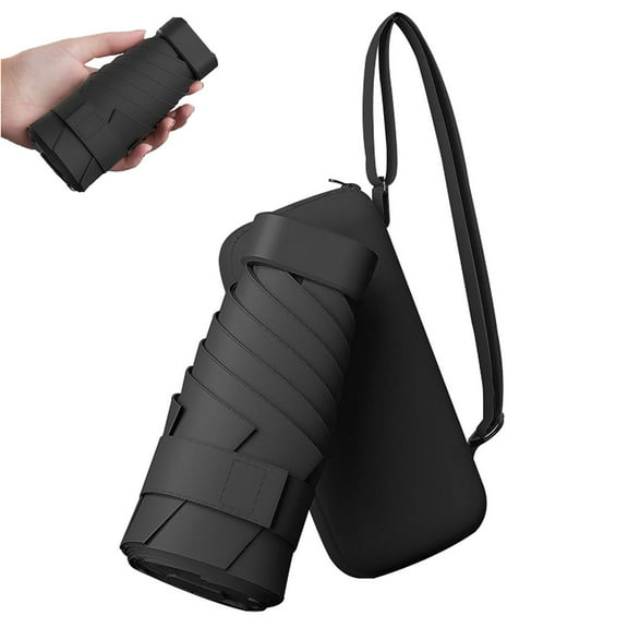 Compact Umbrella Lightweight Compact Sun Parasol With Case Tiny Pocket Travel Mini Umbrella