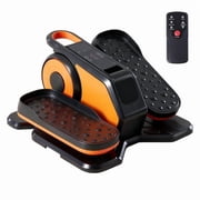 Compact Under-Desk Elliptical Machine, Quiet Mini Pedal Exerciser with Adjustable Speed & LED Display for Home and Office Workouts