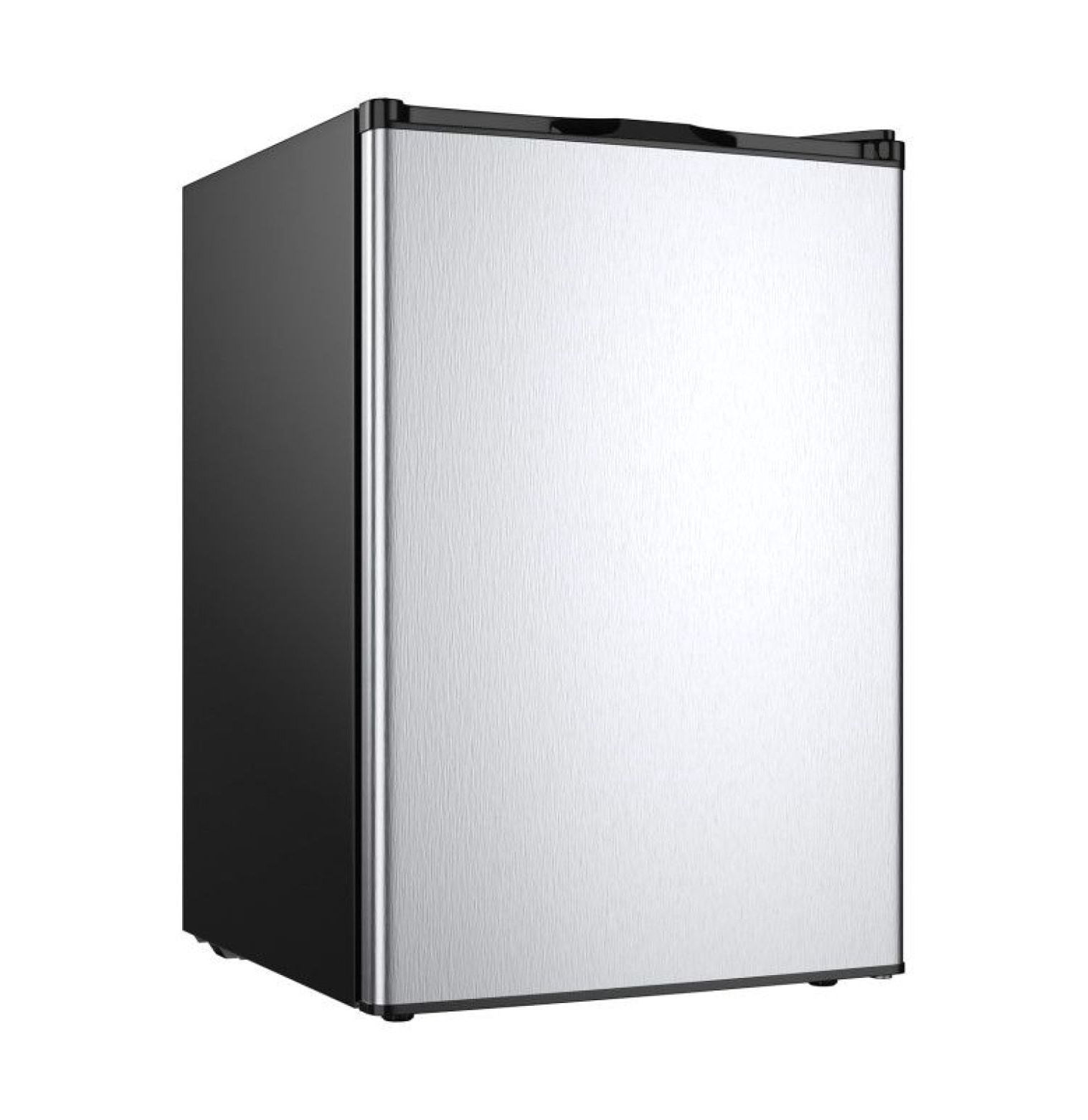 Compact Upright Freezer 3.0 cu ft - Stainless Steel Door - Mini Freezer - Adjustable Temp Control - Space Saving - Manual Defrost