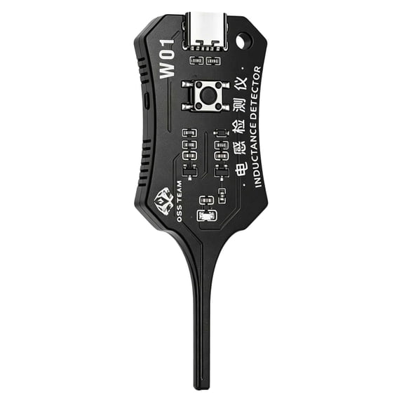 Compact Usb-Powered Inductance Detector, Pen-Style Circuit Board Fault Finder For Phone Repair & Electronic Troubleshooting ,Black,7.5Cm