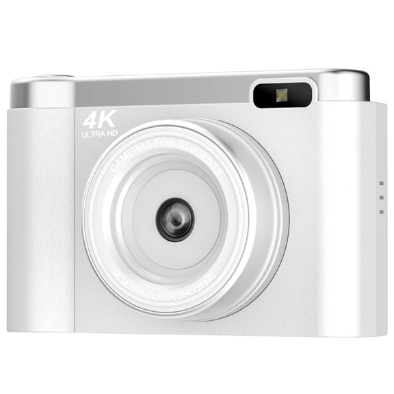 Compact Vlogging Camera 180 Degree Flip Screen 8X Zoom Flash HD Photo and Video Camera Beginner Friendly for Daily Use