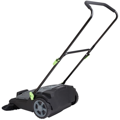 Compact Walk-Behind Hand Push Floor Sweeper for Quick and Convenient Use