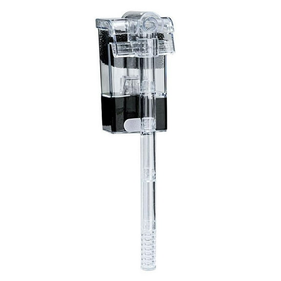 Compact Wall Mounted Aquarium Filter with 3 in 1 Filtration and Oxygen Pump for Small Fish Tanks
