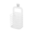 thumbnail image 1 of Compact Wall Mounted Foldable Laundry Hamper with Adhesive Hooks, Space Saving for Small Spaces, Ventilated Storage Basket, Easy Carry Handle - 36.5x21.2x12.2cm, 1 of 6