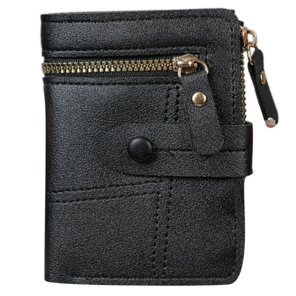Compact Wallet for Women Pu Leather Credit Card Holder Large Capacity Clutch Purse Bifold Purses Ladies Purse Money Bag
