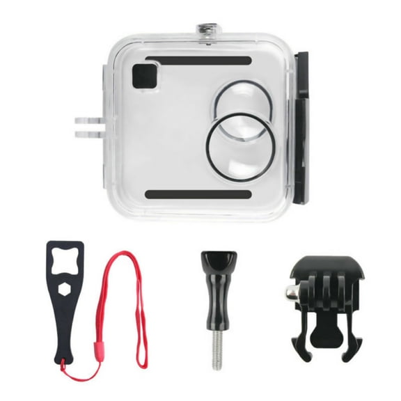 Compact Waterproof Case for GoPro 45m, High-Strength Plastic, Easy Underwater Control Bracket