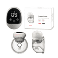 thumbnail image 1 of Compact Wearable Breast Pump w/ Massage Mode - Wireless, Rechargeable, High-Capacity Battery, Digital Control Panel, 1 of 9