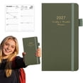 thumbnail image 1 of Weekly Planner for Women - Compact 2027 Pocket Size Paper Journal, Small Schedule Organizer for Purse Travel, 1 of 7