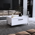 thumbnail image 1 of Compact White Coffee Table / Suitable for Small-Space Living, 1 of 4