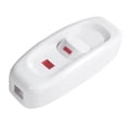 thumbnail image 1 of Compact White Plastic In-line Cord Light Lamp Switch, 1 of 7