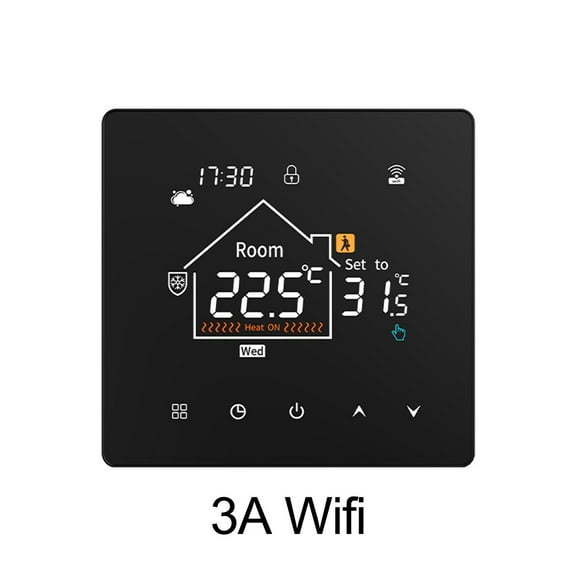 Compact Wifi Thermostat For Underfloor Heating With 5 Plus 2 Programming