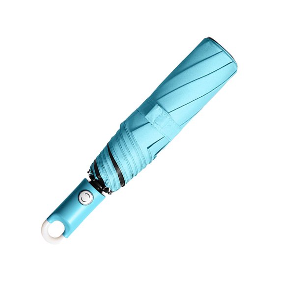 Compact Windproof Sun Umbrella, 360 Rotating Hook, For Travel, Business