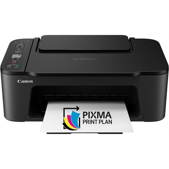 Compact Wireless All-in-One Printer, Black- Black