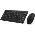 thumbnail image 1 of Compact Wireless Keyboard and Mouse, 2.4GHz Ultra-thin Small Wireless Keyboard and Mouse Combo for Desktop, Laptop (Black and Gray), 1 of 8