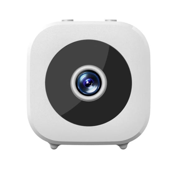 Compact Wireless Smart Camera, HD Wide-Angle View, Drill-Free & Wire-Free Installation, Long Battery Life, WiFi Remote Home Monitoring