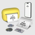 thumbnail image 1 of Compact Wireless Thermal Printer - USB Rechargeable, Portable Wireless Enabled, Ink-Free Printing for Notes, Diaries and Doodles - Includes Thermal Paper, Perfect Gift for youngster, Yellow, 1 of 9