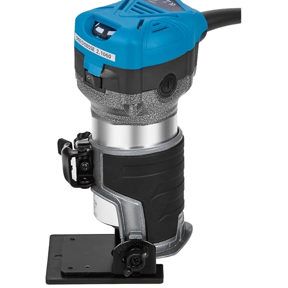 Compact Wood Router Kit Variable Speed 1.25HP 800W with Fixed, Plunge & Tilt Bases 30000 RPM for Woodworking & Furniture Manufacturing