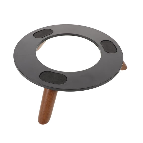 Compact Wood Speaker Stand for Desk with Adjustable Angle and Solid Construction for Loudspeakers