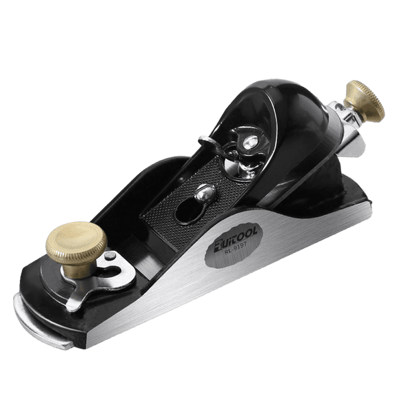 Compact Woodworking Planer / 16.2 cm Hand Plane with Sharp T10 Steel Blade & Ergonomic Grip