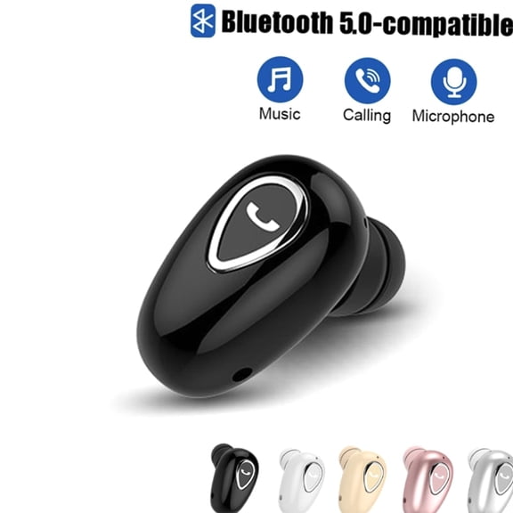 Compact Yx01 TWS Wireless Headphone Invisible Bluetooth 5.0 Earphone Mini Single Headset Hifi Music Sport In-Ear Earbuds from TYPPKMM
