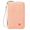 thumbnail image 1 of Compact Zippered Passport Holder With Blocker PU Wallet TravelAccessory, 1 of 8