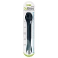 thumbnail image 1 of Humangear GoBites Duo Reusable Fork and Spoon Travel Utensils - Gray, 1 of 13