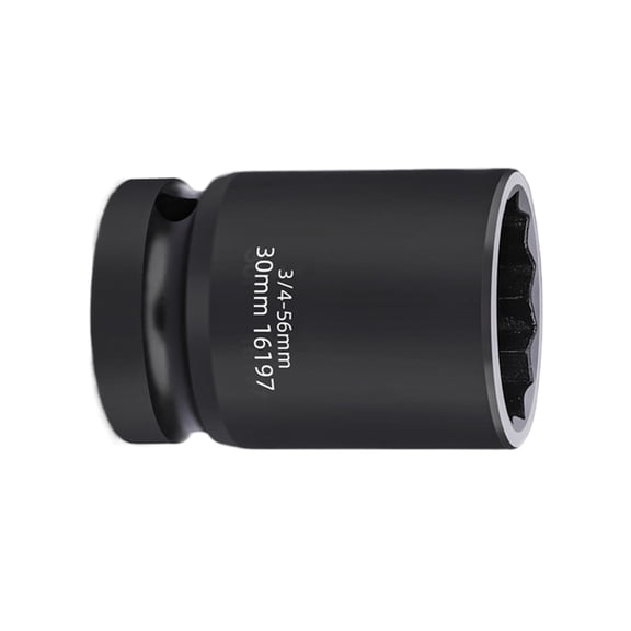 Compact and Portable 3/4Inch Drives 12 Point Impacts Socket for Efficient Auto Repair and Maintenance Tasks Easy Removal