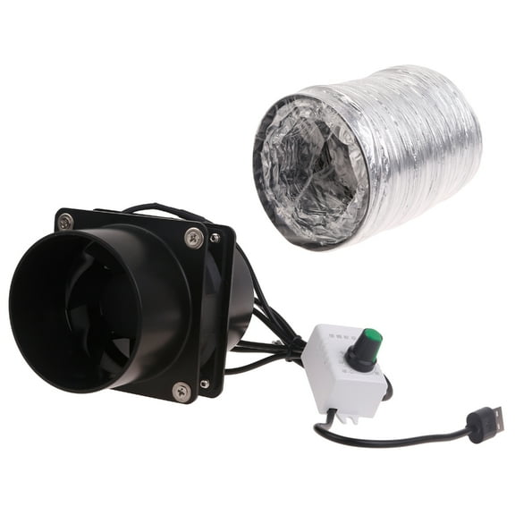 Compact and Portable Fume Extractor Fan with Duct Pipe and Ventilation Tubing